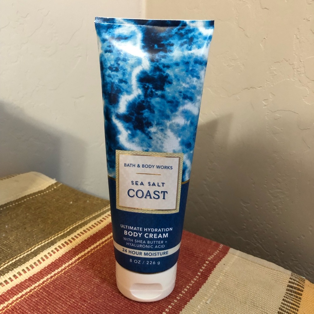 Bath & Body Works Sea Salt Coast Body Cream Shea Butter Hyaluronic Acid